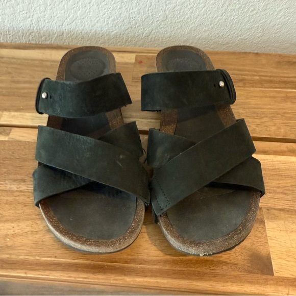 Teva- Women’s Black Mahonia Slides- Size 8 - Picture 2 of 7